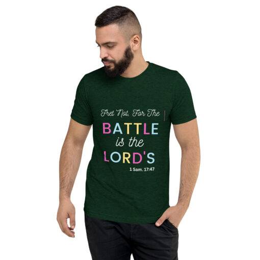 The Battle is the Lord's Short Sleeve T-shirt 2