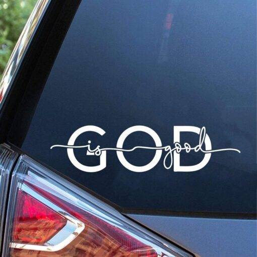 Divine Touch Vinyl Decal Christian Faith Car Sticker for All Surfaces 1