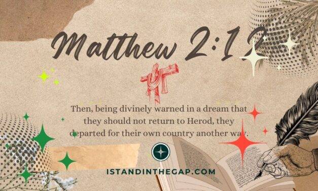 What Does Matthew 2:12 Mean?