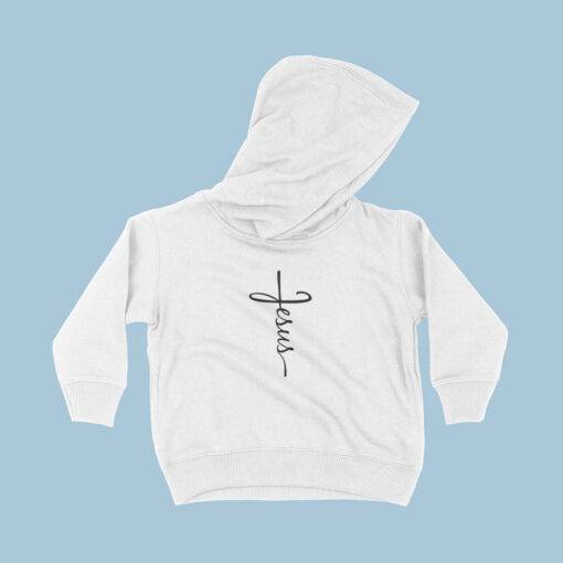 Jesus Cross Toddler Hoodie - Image 3