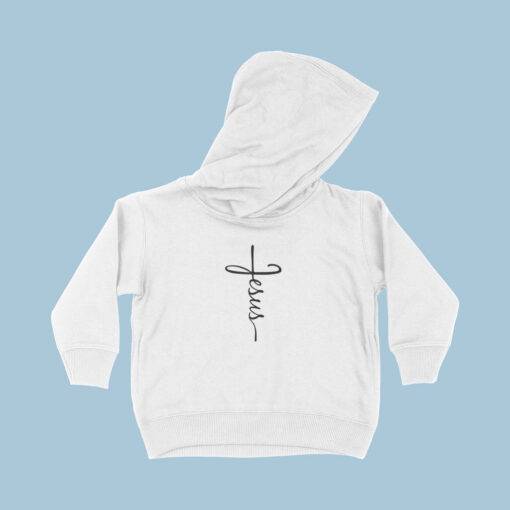 Jesus Cross Toddler Hoodie - Image 2