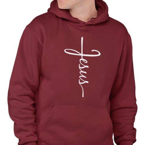 Jesus Cross Unisex Heavy Blend Hoodie - Image 6