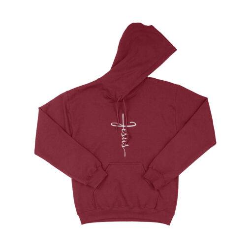 Jesus Cross Unisex Heavy Blend Hoodie - Image 4