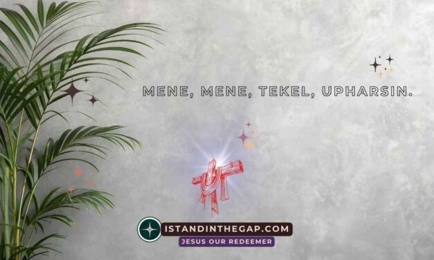 Die Schrift an der Wand: Eine t&auml;gliche Andacht (Daniel 5:5)