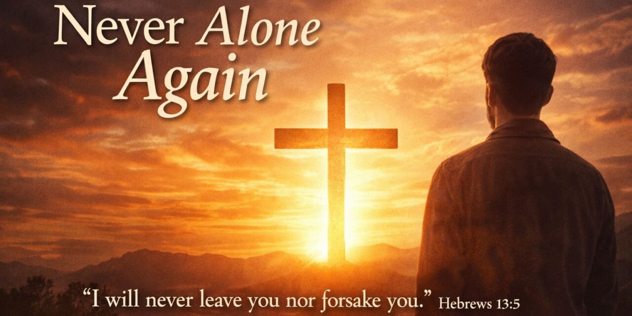 Never Alone Again: A Daily Devotional (Hebrews 13:5)