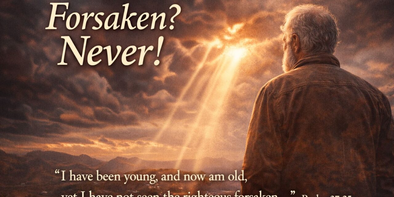 Forsaken? Never!: A Daily Devotional (Psalm 37:25)