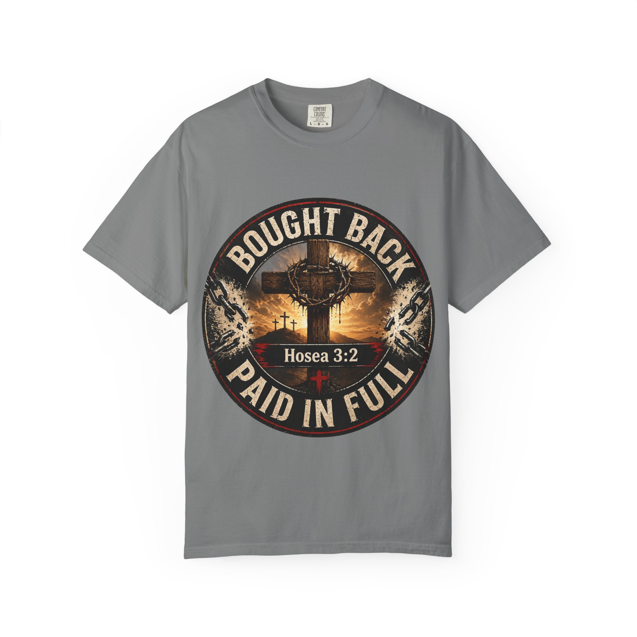 Christian 'Bought Back Paid in Full' T-Shirt – Hosea 3:2 Faith Tee 12 Christian 'Bought Back Paid in Full' T-Shirt – Hosea 3:2 Faith Tee - Image 12