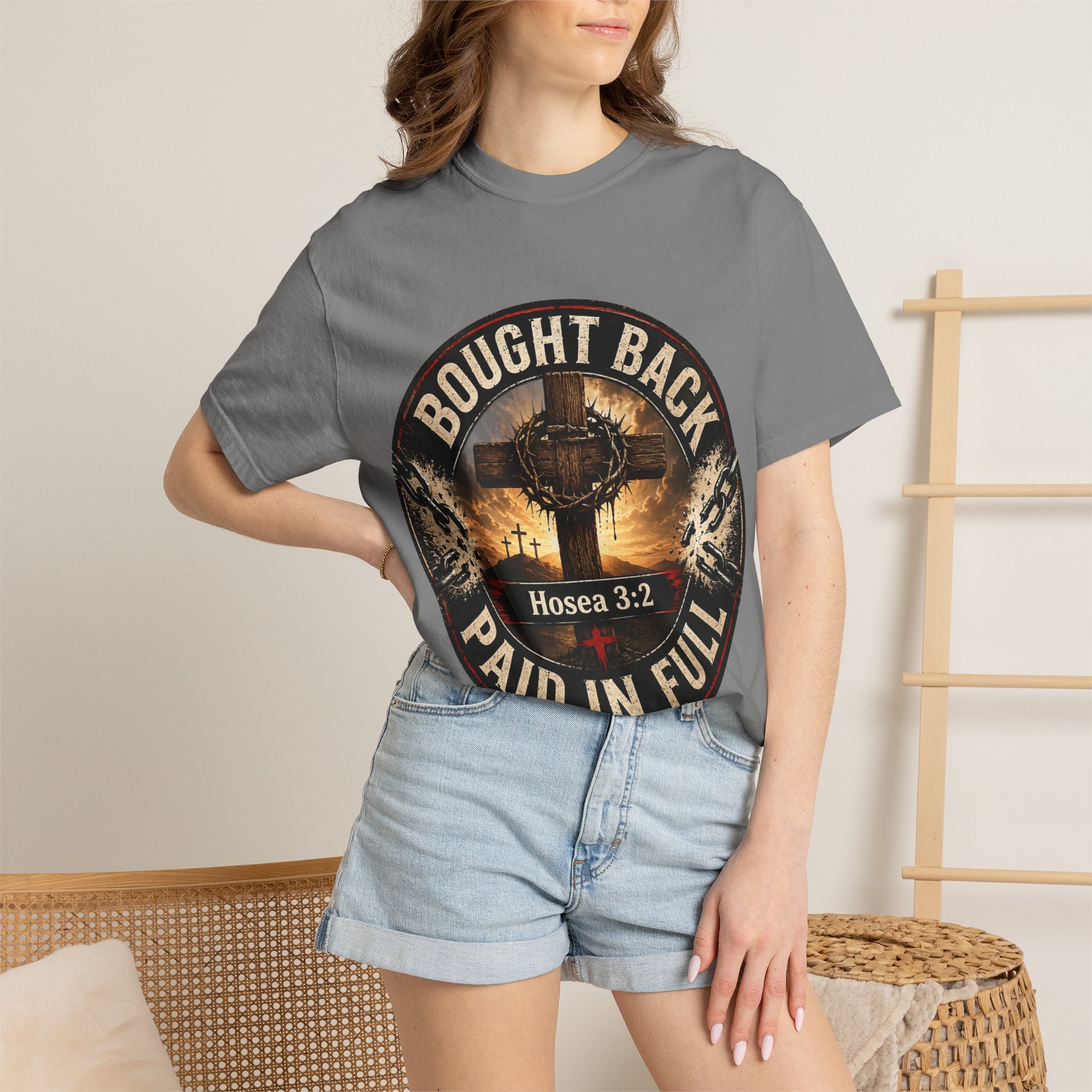 Christian 'Bought Back Paid in Full' T-Shirt – Hosea 3:2 Faith Tee 15 Christian 'Bought Back Paid in Full' T-Shirt – Hosea 3:2 Faith Tee - Image 15