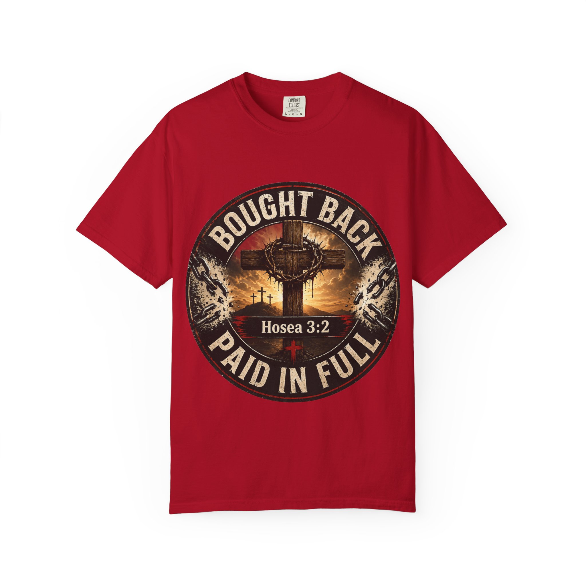 Christian 'Bought Back Paid in Full' T-Shirt – Hosea 3:2 Faith Tee 1 Christian 'Bought Back Paid in Full' T-Shirt – Hosea 3:2 Faith Tee
